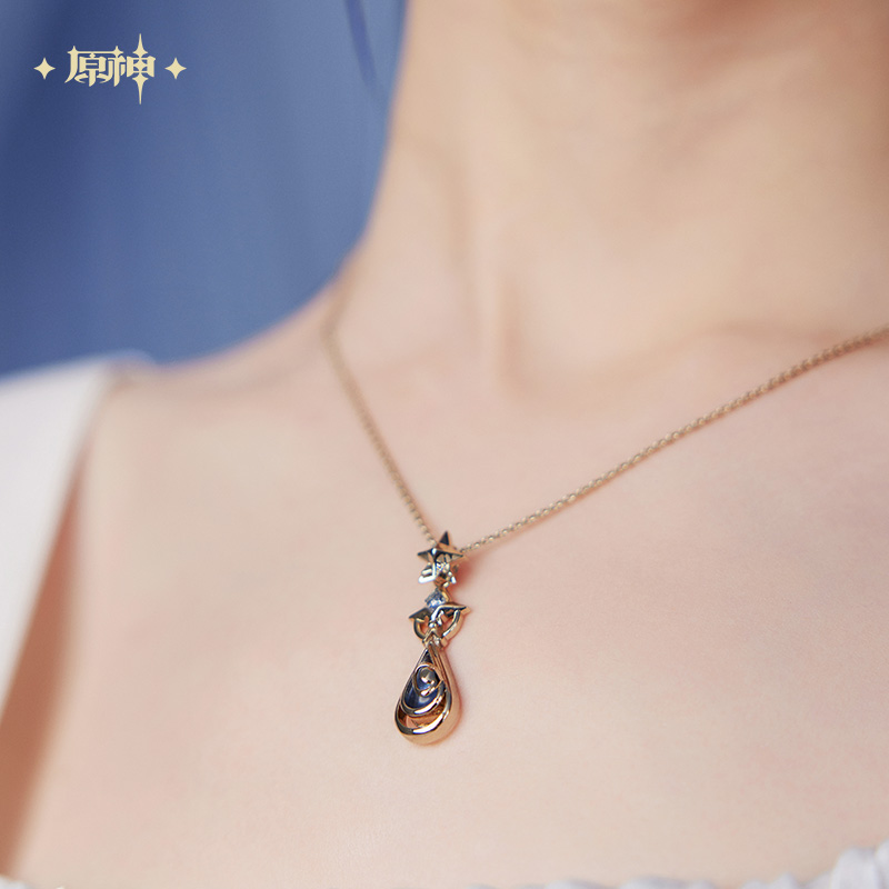 Genshin Impact Furina Themed Impression Choker Necklace & Bracelet - Image 6