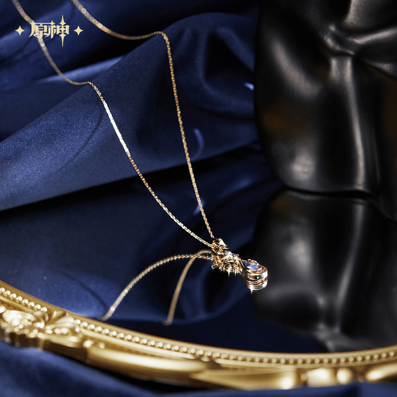 Genshin Impact Furina Themed Impression Choker Necklace & Bracelet - Image 2