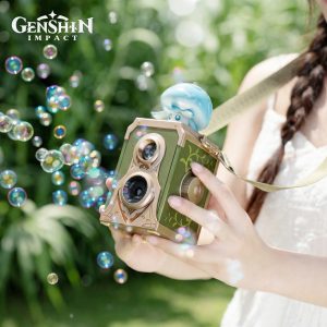 Genshin Impact Fungus Series Retro Camera Style Bubble Machine - Hydro Fungus Edition