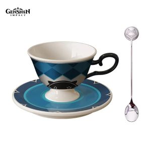 Genshin Impact Lynette "Magic Show" Series: Elegant Tea Cup & Saucer Gift Set