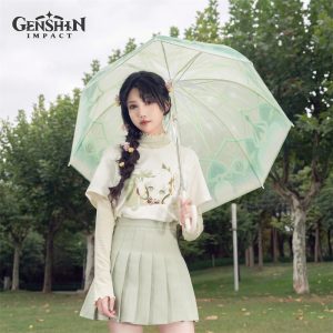 Genshin Impact Nahida Series: Exclusive Crystal Clear Umbrella | "Illusion of Sanctuary" Edition