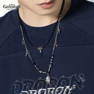 Genshin Impact Olorun Impression Series: Double-Layered Geometric Necklace