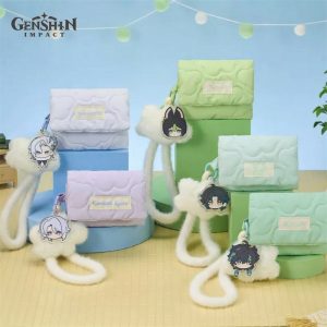 Genshin Impact Sweet Slumber Series: Cloud-Soft Pouch & Organizer Bag