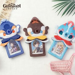 Genshin Impact Fontaine Ocean Series: Bubbler Seahorse Plush Card Holder & Keychain