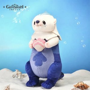 Genshin Impact Fontaine Ocean Series: Leisurely Otter Plushie & Keychain Pendant