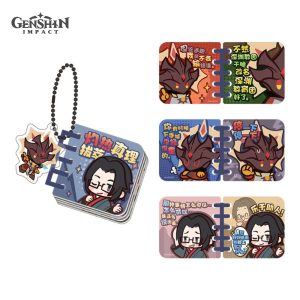 Genshin Impact Ablaze Extraction of Truth Series Loose-leaf Binder Acrylic Keychain