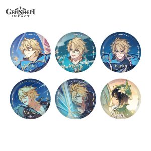 Genshin Impact Another Prologue  Series Badge & Postcard Set