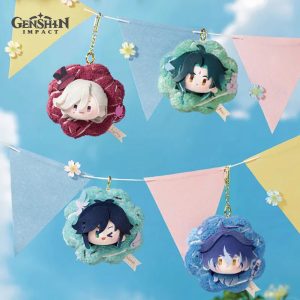 Genshin Impact Flower Letter of Spring Series Flower Wreath Plush Pendant