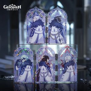 Genshin Impact Frost-scarred and Empyrean Flame Series Connectable Translucent Acrylic Stand Blind Box