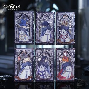 Genshin Impact Frost-scarred and Empyrean Flame Series Refractive Card Blind Box