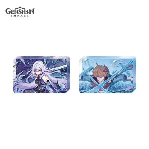 Genshin Impact Traveler's Picture Book Series Acrylic Quicksand Ornament  Block